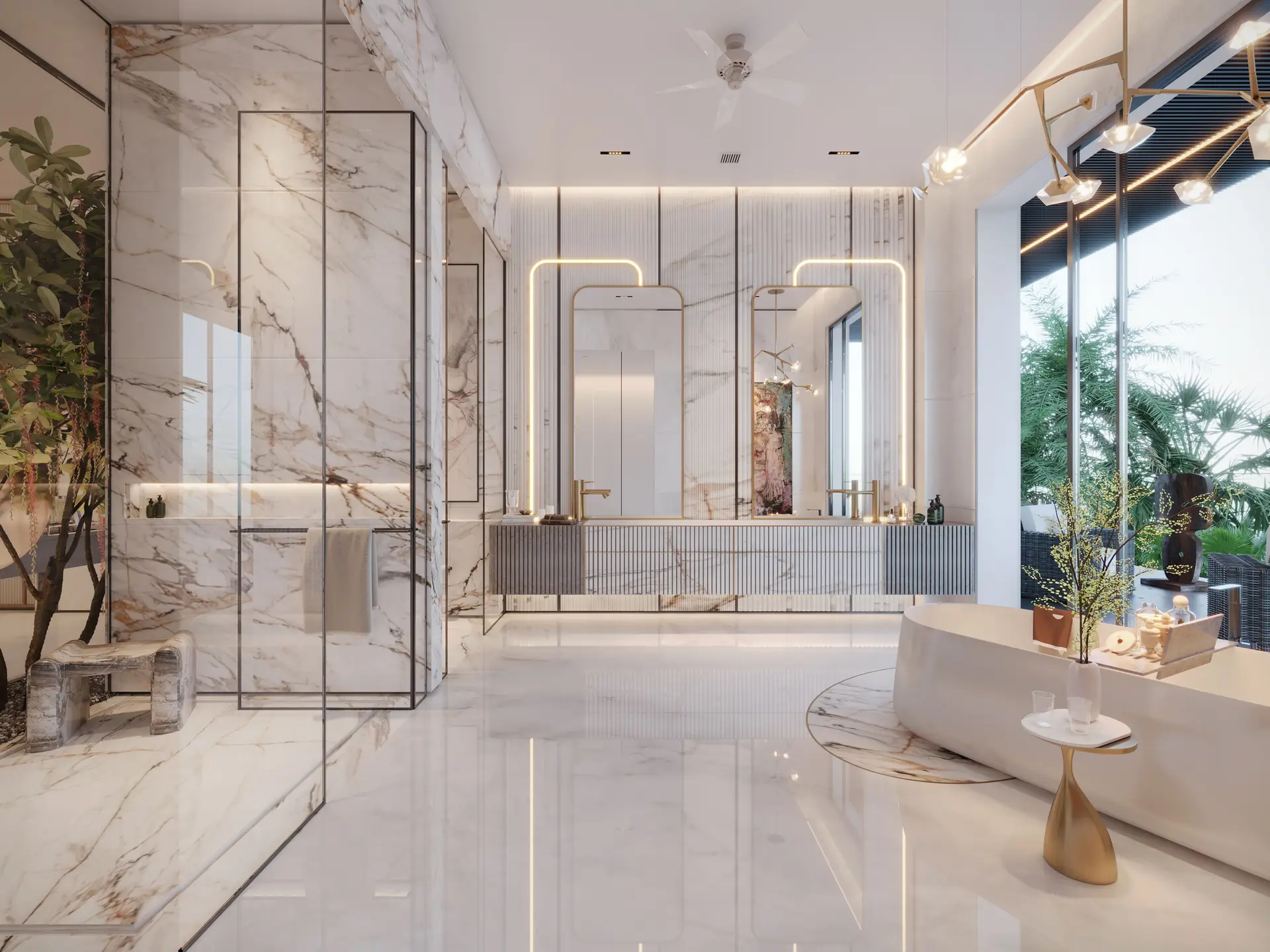 Luxury interior detail