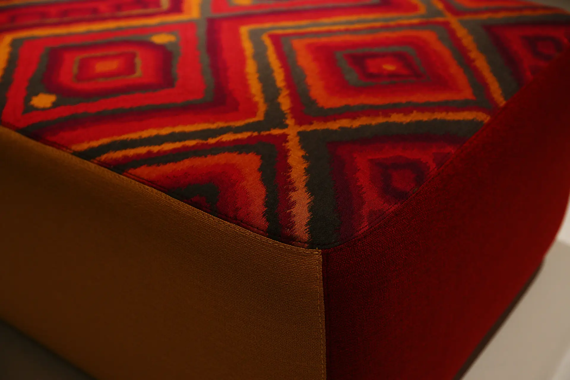 Geometric Textured Cushion