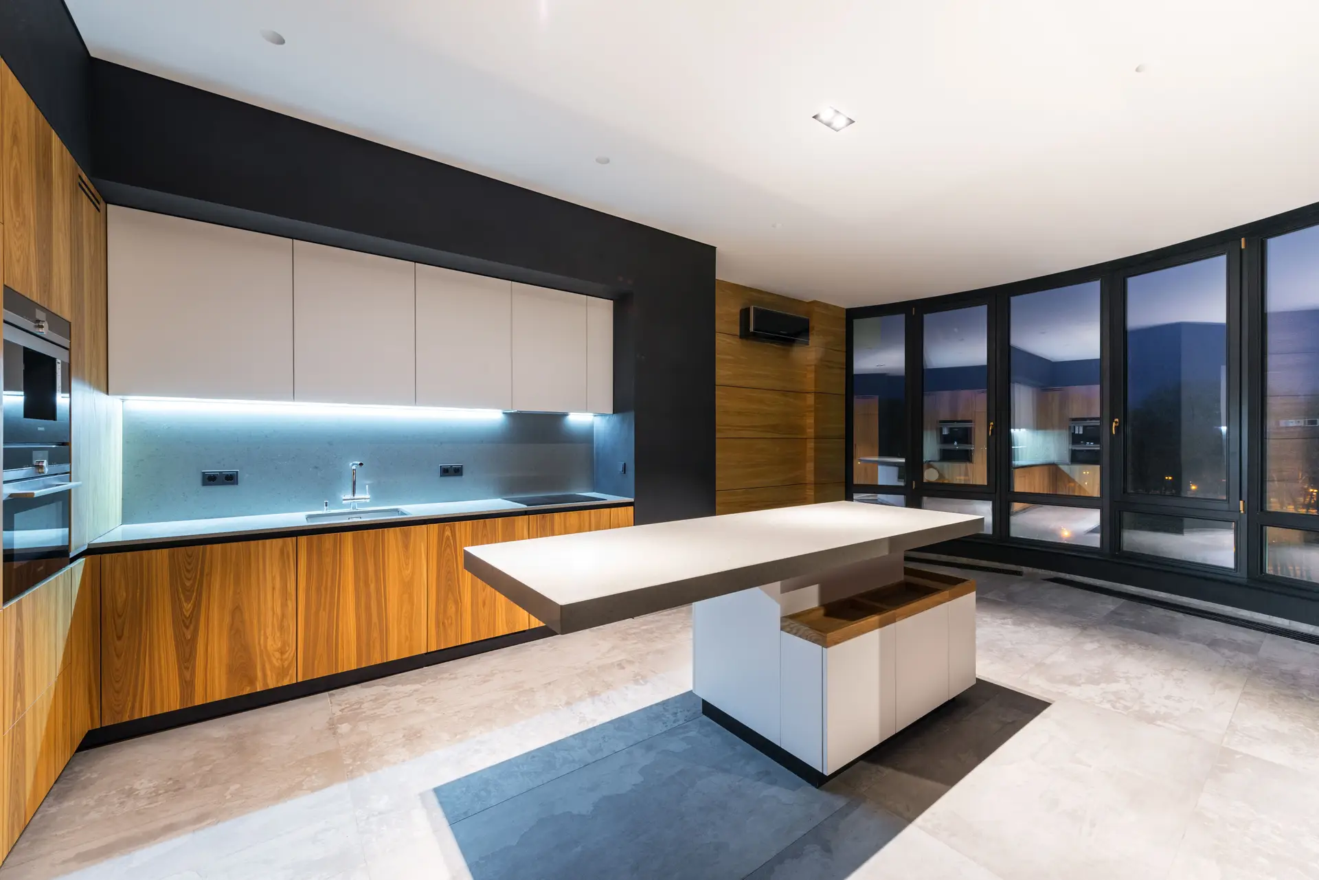 Sophisticated Australian residential interior with high ceilings and natural light